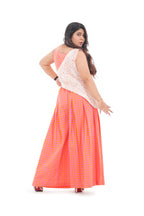 The Gingham Ghoomar Co- ord