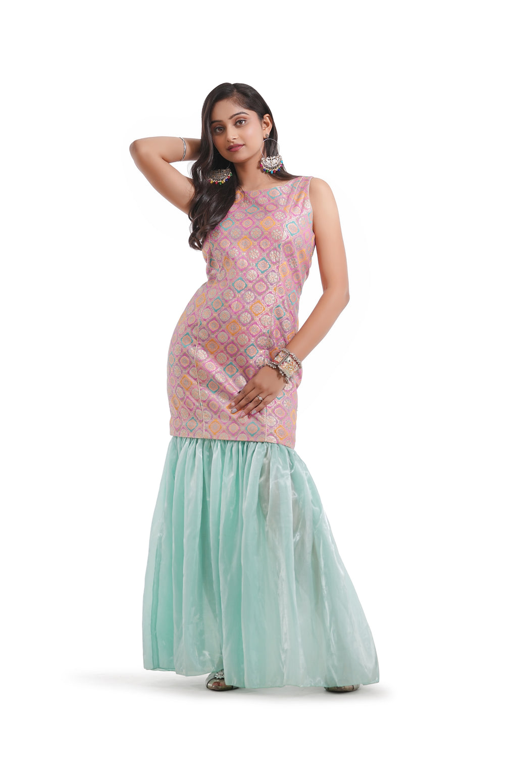 Brocade Twirl — Aqua