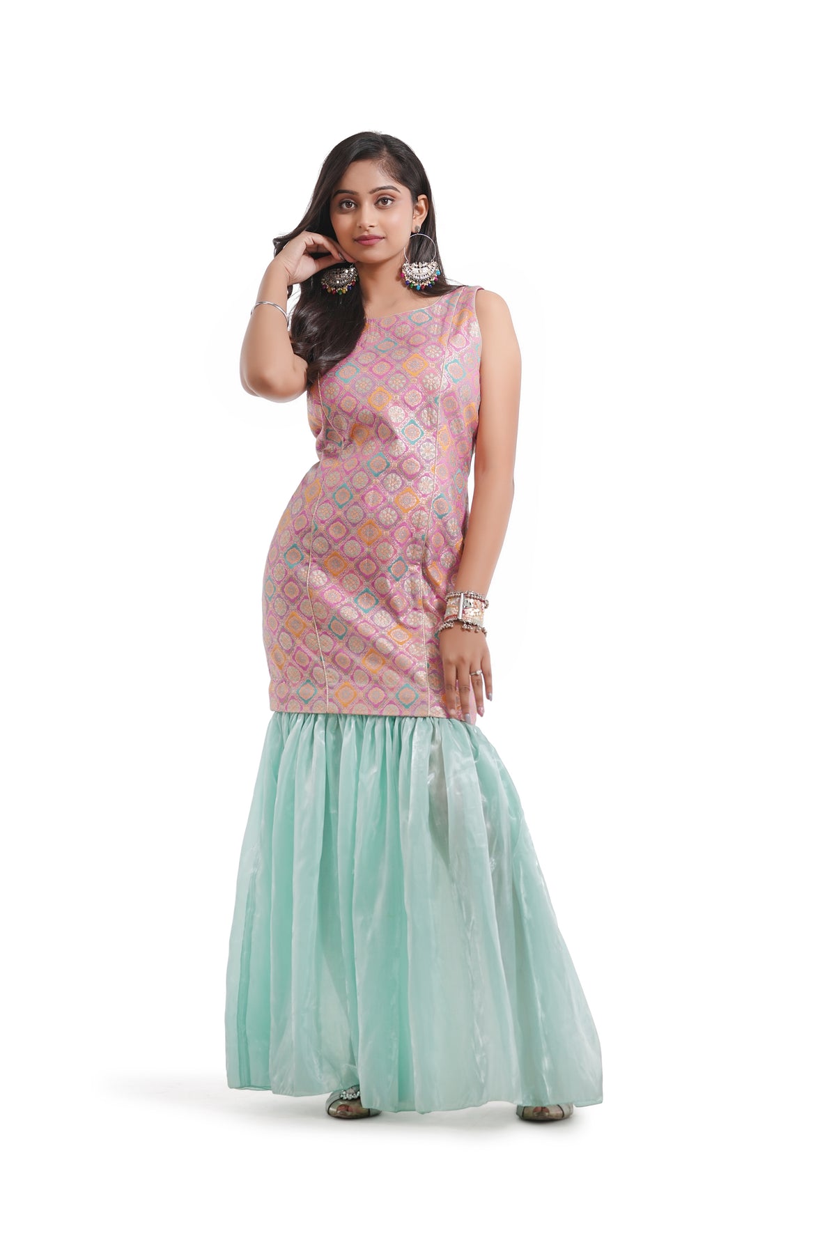 Brocade Twirl — Aqua